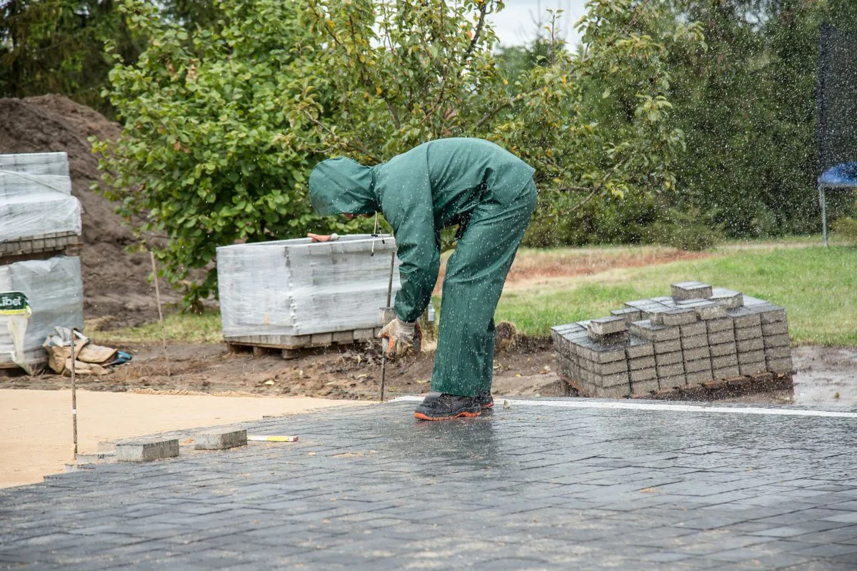 Landscape and hardscape supply yard
