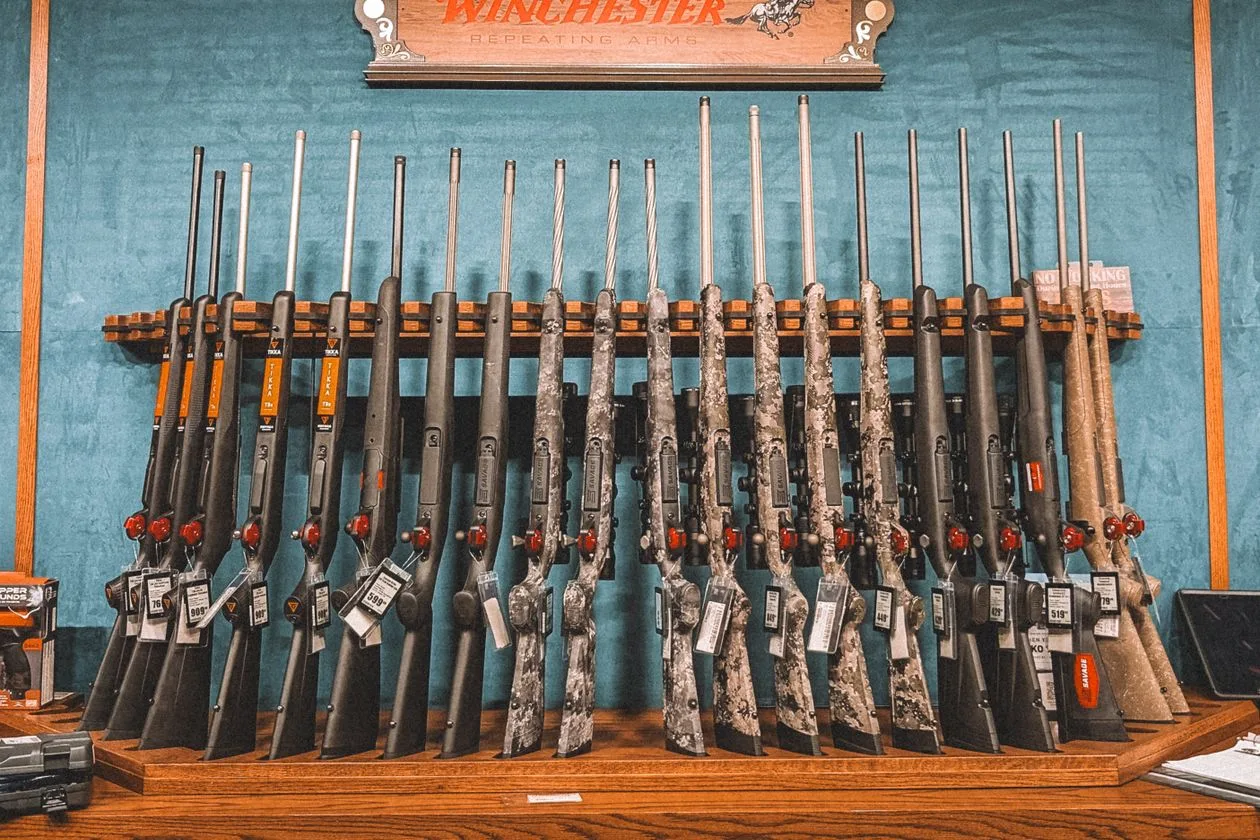 Hunting and fishing outfitter retail store