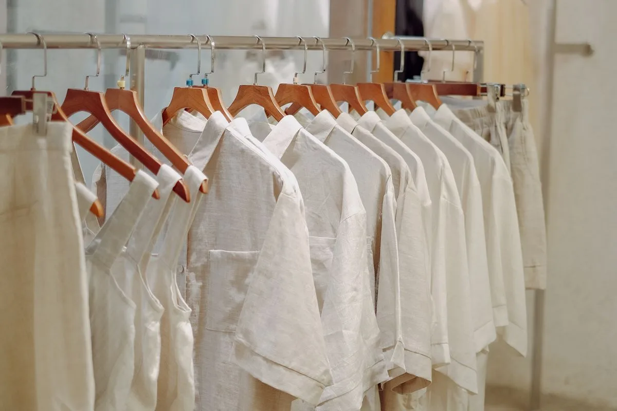 Fashion boutique with clothing and footwear